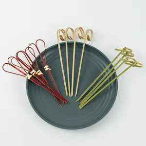 Innovative Products Supplies Knot Picks Decorative Bamboo Modern Most Popular China Fruit Picks