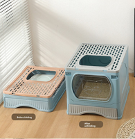 Kitty Litière pour chat Boîte automatique App Wifi Contrôle à faible bruit Autonettoyant Litière pour chat Nettoyant Grand