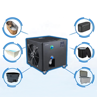 Équipement de gym Qilong, cryothérapie, système de refroidissement par bain de glace 1 CV, refroidisseur portable intelligent Wifi, filtre à ozone, pompe à engrenages