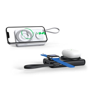 3in1 Power Bank Watch Charger <span class=keywords><strong>Mag</strong></span> 10000mAh Safe Fast Charging Magnetic Wireless Power Bank 20W avec câbles intégrés pour iPhone - Product Image 3