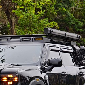 Equipment Aluminum Side <b>Ladder</b> High-Strength Luggage Roof Rack Platform for Jetour T1 Accessories - Product Image 4