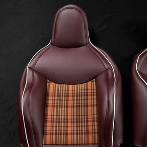 Fundas de Asiento de Coche de Cuero Nappa Personalizadas, Juego Completo para BMW <span class=keywords><strong>MINI</strong></span> Cooper S One JCW F54 <span class=keywords><strong>Clubman</strong></span> F55 F56 Hatch F60 - Product Image 1