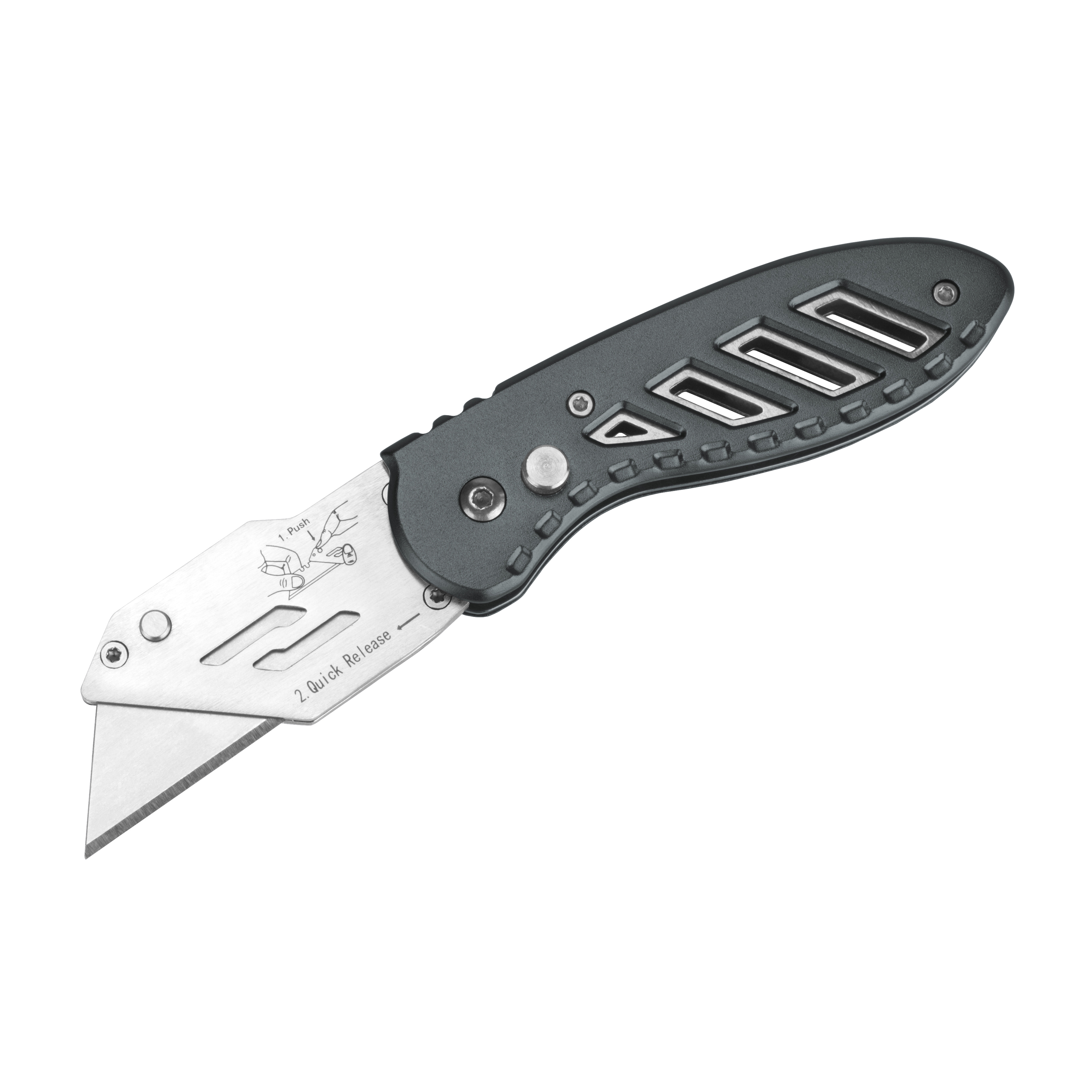 GRAND HARVEST Stainless Steel Heavy Utility Knife Folding Utility Tool Knife