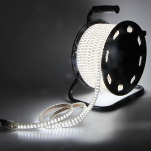 Hoogspannings draagbare waterdichte dimbare RGB LED-werklampstrip met trommel voor werkplaats, hotel, landschap & tuin - Product Image 1