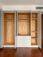 Haute Qualité Quatre Portes En Plastique Pvc Armoire Personnalisation Conception Mdf Meubles Placard Placard Armoire Armoire