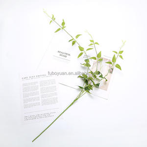 Decoración de boda, Planta artificial, flor falsa, planta verde, Helecho, hojas para colgar en la pared, ratán, clematis artificial largo - Product Image 6