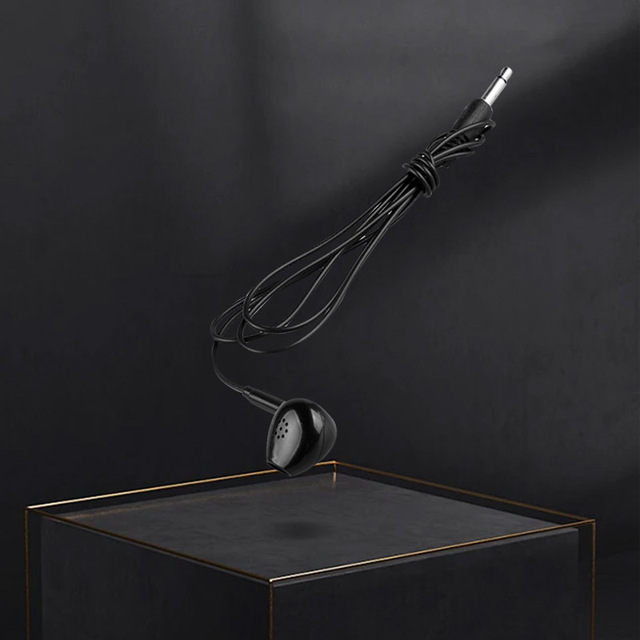 Hot Selling Wired Mono in Ear Bus Earphone Lowest Price Bulk Cheap 3.5Mm Aviation Earphone Airline Earphones Earbuds