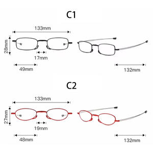 Lunettes de lecture pliantes en métal 2025 – Nouveauté, design tendance, anti-lumière bleue, pour femmes et hommes, qualité supérieure - Product Image 6
