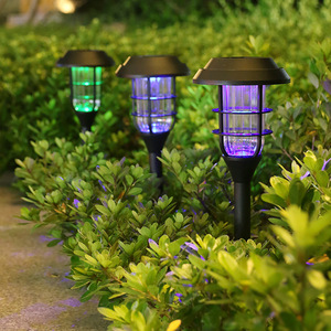 Solar Outdoor <b>Led</b> Lawn <b>Lights</b> Waterproof Garden Pathway Lighting For Yard Patio Landscape Decor - Product Image 1