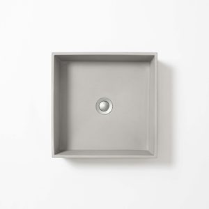 Modern OEM Color Fluted Concrete Washbasin Ribbed Cement Vessel Sink Above Counter GFRC Lavabo For Luxury Bathroom - Product Image 4
