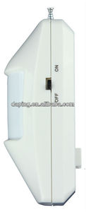 Sensor de Movimiento Infrarrojo PIR Inalámbrico Portátil de Plástico de 433MHz 1527 9V, Detector de Movimiento para Sistema de <span class=keywords><strong>Alarma</strong></span> WiFi GSM - Product Image 4