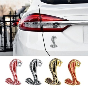 Emblema de Serpiente para Coche, Insignia para Parrilla, Adhesivo Personalizado Shelby para Carrocería, Calcomanía Decorativa, Emblema Trasero Modificado, Tipo Adhesivo - Product Image 3