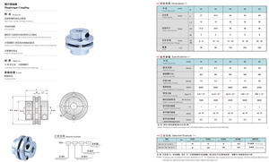 צימוד גמיש מסגסוגת אלומיניום עם דיאפרגמה כפולה, סטנדרטי להעברת כוח, צימוד מהדק, יצרן ציוד מקורי - Product Image 6