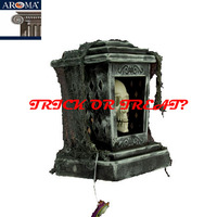 Halloween Animatronics Hängende Laterne mit sprechendem Schädel Halloween Dekoration Requisiten für Party Wand dekorationen