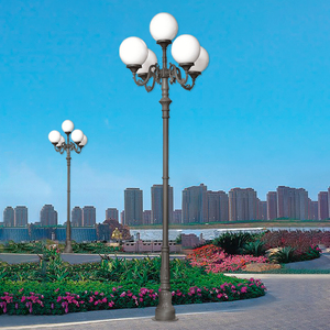 DAWN 3 metros 3,5 m de altura luces de jardín LED paisaje poste de Luz Decoración jardín paisaje moderno iluminación - Product Image 6