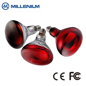 Infrarot-Wärme lampe mit roter Farbe 150w 250w 275w