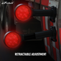 Lampe torche LED double face étanche IP65 avec batterie rechargeable, garantie 5 ans - Lumière d'avertissement d'urgence et torche de signalisation