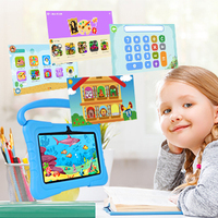 Tablette Android 7 pouces pour enfants 4 Go de RAM 32 Go de stockage Applications éducatives Contrôle parental Tablette pour tout-petits avec étui en silicone