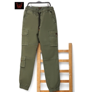 Pantalones Deportivos Cargo para Hombre, Cintura Elástica, con Múltiples Bolsillos, Corte Ajustado, Algodón Elástico - Product Image 5