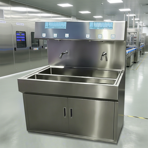 Station de lavage, séchage et désinfection automatique 3-en-1 en acier inoxydable SUS304 avec fonction Clean-In-Place pour l'entrée des usines alimentaires - Product Image 2