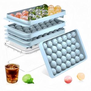 33-grid Spherical Ice Cube Ball Maker Food Grade Round Ice Cube Tray Round Home Ice Making Mold - Product Image 1
