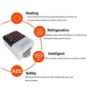 <span class=keywords><strong>Thermostat</strong></span> WiFi AC110-230V DTC-1201 2201 Aquarium Aquarium de poissons Contrôleur de température intelligent électronique pour le chauffage/le refroidissement - Product Image 2