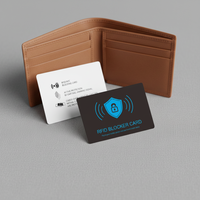 Maßgefertigte RFID-Blockierkarte NFC-Blocker Anti-Skimming Kreditkartenschutz für Firmengeschenke Brieftasche Datenschutz Sicherheit