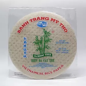 Kertas beras Vietnam untuk Sping Roll, Banh Tran My THT, pohon bambu hieu ba gay tre