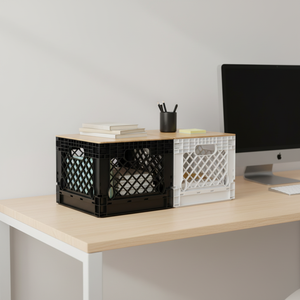 Conteneur pliable universel en maille, empilable, <span class=keywords><strong>pour</strong></span> caisses à lait, <span class=keywords><strong>disques</strong></span> <span class=keywords><strong>vinyles</strong></span>, poupées et plus encore, directement de l'usine - Product Image 1