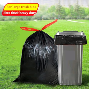 Bolsas de Basura de Plástico Desechables Resistentes, Impresas con Grabado Personalizado, de HDPE/LDPE, Impermeables, para Cocina y Baño, en Rollo, con Sellado Térmico - Product Image 3