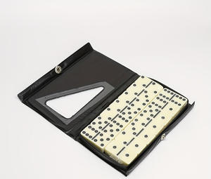 Pour la fourniture d'un ensemble de dominos haut de gamme, dés en plastique colorés avec coins arrondis, jeu de société, jouet OEM ODM - Product Image 4