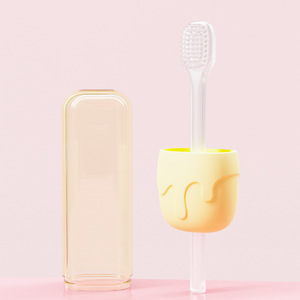 Brosse à <span class=keywords><strong>dents</strong></span> nouveau-né en Silicone liquide pour enfants à poils souples soins bucco-dentaires 18 mois <span class=keywords><strong>lait</strong></span> <span class=keywords><strong>dents</strong></span> langue revêtement nettoyant usage domestique - Product Image 1