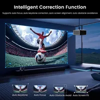 Projecteur LED Touyinger H8 MAX 4K 2800 ANSI 5'' LCD Moteur Scellé Full HD Android 14 2GB+32GB Home Cinéma