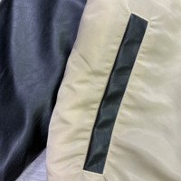 Fabricant de vêtements personnalisé hiver chaud Chenille broderie Logo hommes Pu cuir manches Baseball Letterman Varsity veste
