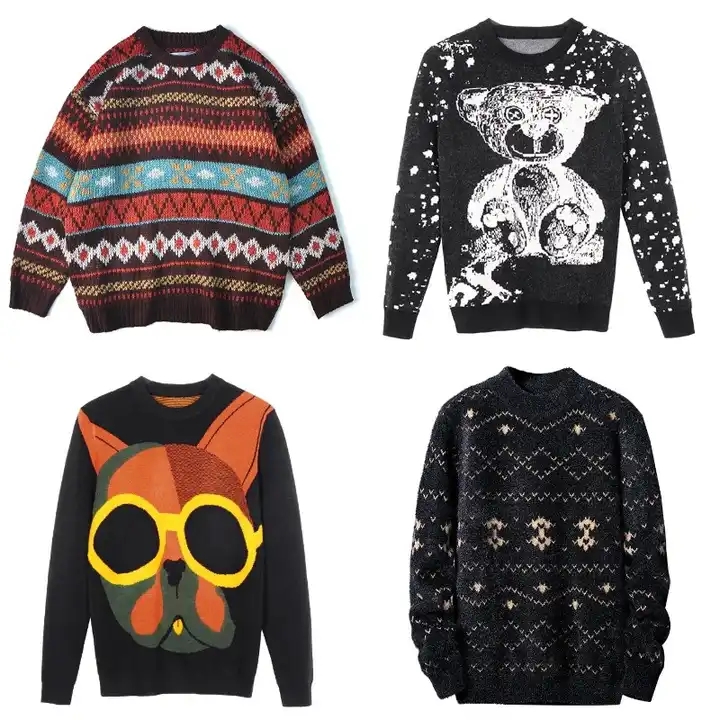Custom Jacquard Sweaters - Fuzzy, Warm, and Stylish