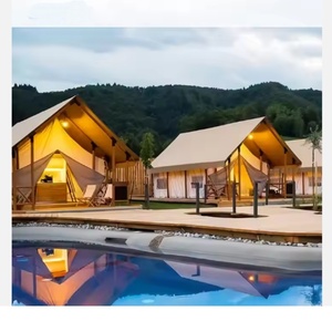 Carpa de Glamping de Lujo para Familias, Impermeable, con Postes de Lona, Tipo Loft, para Verano, Villa, Resort, Hotel, FZ-Z62 - Product Image 1