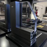 Ventanas de aluminio de vidrio de alta calidad Pasivo NFRC AS2047 Noa Swing Ventana fija Doble o triple acristalamiento templado