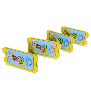 Trong nhà công viên giải trí trò chơi Arcade vé giải thưởng nóng bán tùy chỉnh 180g giấy vé Arcade mua lại vé số - Product Image 4