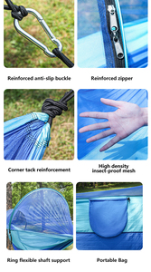 Polar Everest portatile singolo <span class=keywords><strong>amaca</strong></span> <span class=keywords><strong>lettino</strong></span> <span class=keywords><strong>da</strong></span> campeggio accessori <span class=keywords><strong>da</strong></span> viaggio altalena letto <span class=keywords><strong>da</strong></span> esterno portatile in Nylon <span class=keywords><strong>amaca</strong></span> con zanzariera - Product Image 3