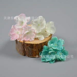 เครื่องประดับผมดอกซากุระประดิษฐ์ Dongchen Crafts ขนาด 8 ซม. ดอกไม้ผ้าไหมสำหรับเจ้าสาว เครื่องประดับศีรษะสำหรับงานแต่งงาน ของตกแต่งสำหรับถ่ายภาพงานแต่งงาน - Product Image 4