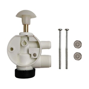 DometicSealand Water Valve WVK02-WH Plastic RV Toilet Repair Kit With Screws And <b>Washers</b> - Product Image 2