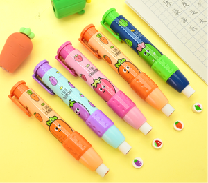 อุปกรณ์การเรียน ซูโดโด ยางลบแบบกด ดีไซน์ผลไม้ พลาสติก ผลิตในเจ้อเจียง รับทำโลโก้ตามสั่ง - Product Image 5