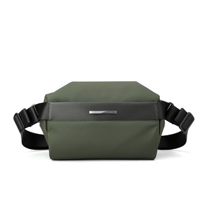 Men's Fashion Lightweight Bum Pouch Streetwear Sports Travel Outdoor Leisure Fanny Pack <b>Black</b> Gray Waist <b>Bag</b> Made of Nylon - Product Image 1