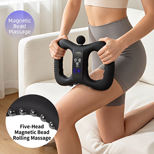 Nouveau pistolet de massage musculaire électrique sans fil 5-en-1, pistolet de massage des fascias silencieux et sans fil, pistolet de massage précis des points localisés, pistolet de massage des fascias électrique - Product Image 5