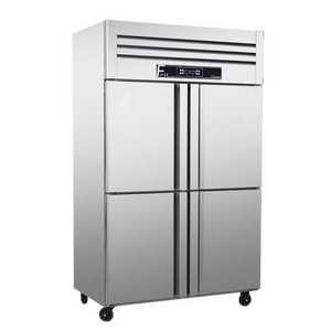 Refrigerador y Congelador Comercial Adecuado para Restaurantes, 4 Puertas, Mitad Congelador, Mitad Refrigerador, Vertical, para Helados - Product Image 2