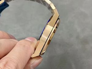 Reloj Mecánico Automático de Lujo de Alta Calidad 15500, 41 mm, Esfera Azul, Alta Resistencia al Agua, Oro Rosa, Moda de Lujo - Product Image 3