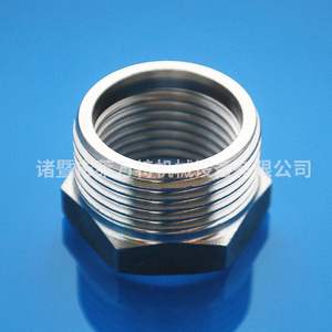 304 Stainless Steel Reducer <b>Hardware</b> Internal/External Threaded Straight for Plumbing for Stainless Steel Pipes - Product Image 2