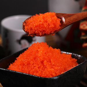 Mariscos de fábrica, gran oferta, Masago congelado y <span class=keywords><strong>Tobikko</strong></span> para alimentos suhsi, color naranja, verde, negro, amarillo, rojo - Product Image 4