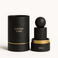 Boîte de parfum cylindrique écologique pour échantillonneur de luxe et emballage cadeau
