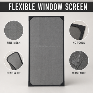 Moustiquaire de fenêtre flexible anti-plis à haute élasticité pour fenêtres, portes et balcons, anti-insectes - Product Image 2